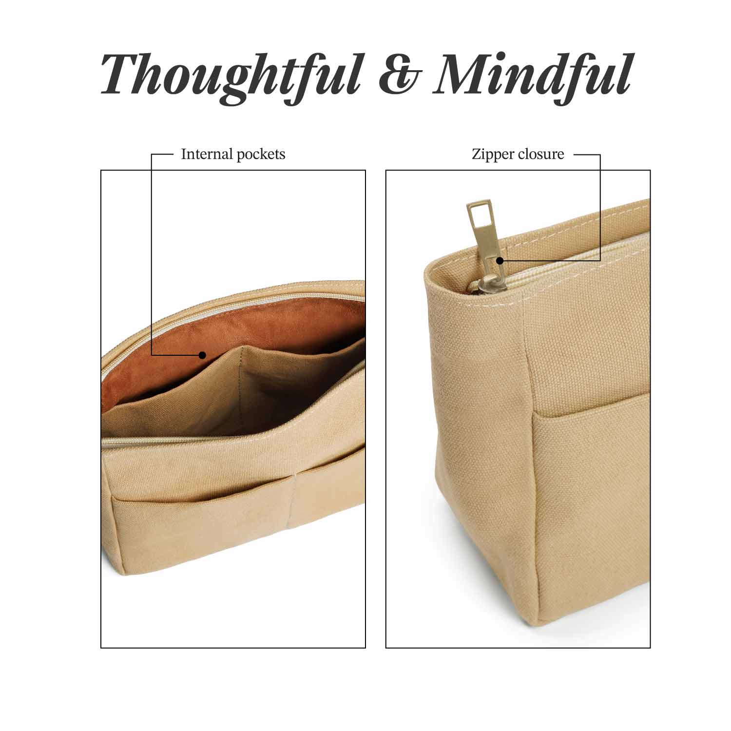 Canvas-Taschenorganizer
